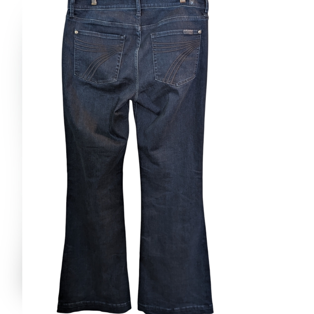 7 For All Mankind Dojo in Blue Black Jeans... Size 32 - Picture 8 of 15